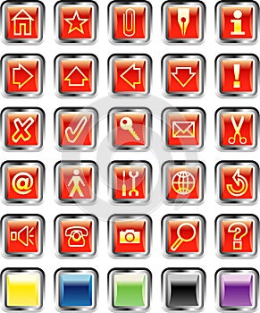 Redsquarebuttons