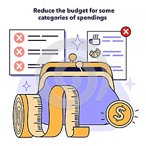 Reduce the budget for some categories of spendings to optimize