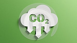 Reduce CO2 emissions to limit climate change and global warming. Low greenhouse gas levels, decarbonize, net zero carbon dioxide