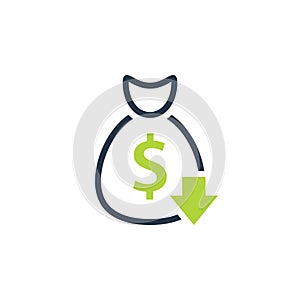 Reduce costs icon