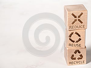 Reduce, Reuse, and Recycle as an environmental conservation concept