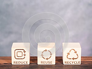 Reduce, Reuse, and Recycle as a resources conservation business concept