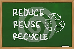 Reduce Reuse Recycle, Motivational Words Quotes Concept