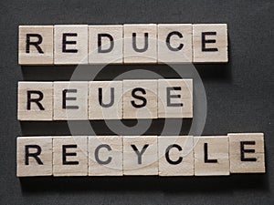 Reduce Reuse Recycle, Motivational Words Quotes Concept