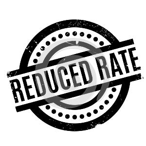 Reduced Rate rubber stamp