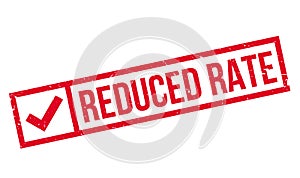 Reduced Rate rubber stamp