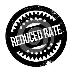 Reduced Rate rubber stamp