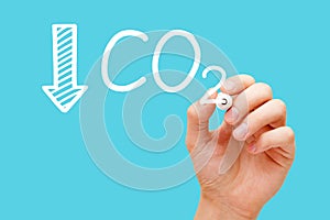 Reducing Carbon Dioxide CO2 Emissions Concept