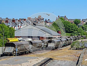 Redundant coal rolling stock laid-up