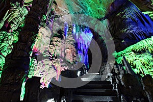 Reed Flute Caves in Guilin, China