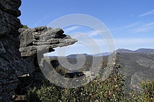 Reed Lookout, The Balconies and surrounding hills at the Grampians