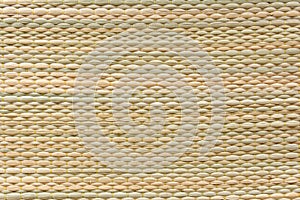 Reed mat texture background. Woven cyperus difformis