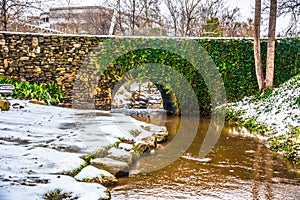 Reedy River in Downtown Greenville, South Carolina, USA photo