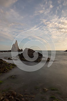 The reef of the cape sirens at sunset