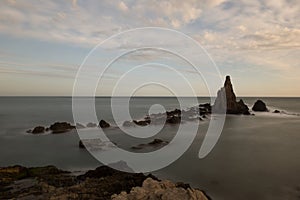 The reef of the cape sirens at sunset