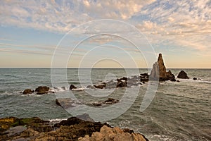 The reef of the cape sirens at sunset