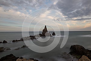 The reef of the cape sirens at sunset