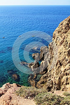 Reef of the Sirens in Cabo de Gata, Almeria, Spain