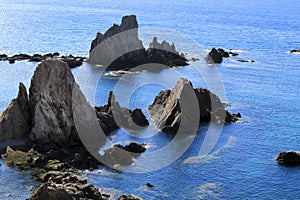 Reef of the Sirens in Cabo de Gata-Nijar natural park, Almeria, Spain