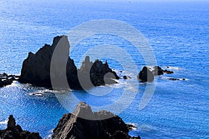 Reef of the Sirens in Cabo de Gata-Nijar natural park, Almeria, Spain