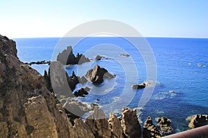 Reef of the Sirens in Cabo de Gata-Nijar natural park, Almeria, Spain