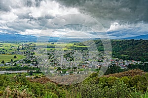 Reefton viewed from Lookout Point, Buller district