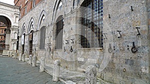 Reeks of history-steeped road in Italy photo