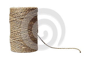 Reel of thread isolated on white