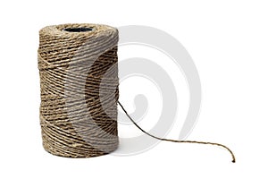 Reel of thread on white