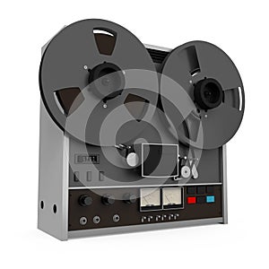 Reel-to-Reel Tape Recorder Isolated