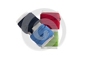Reeled colored cotton tapes