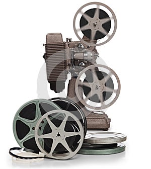 Reels and projector