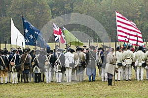 Reenactment of the siege of Yorktown