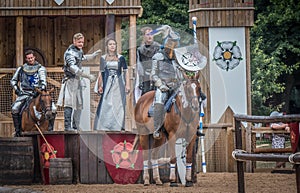 Medieval Knights at Warwick Castle