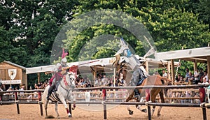 Medieval Knights at Warwick Castle