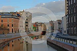 Reep canal and bridge, Ghent