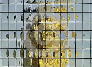 Refection`s in glass photo
