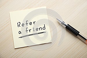 Refer a friend