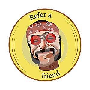 Refer a friend hello from the sixties