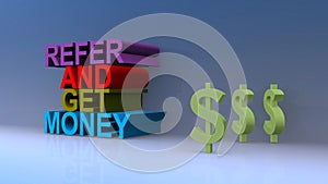 Refer and get money on blue