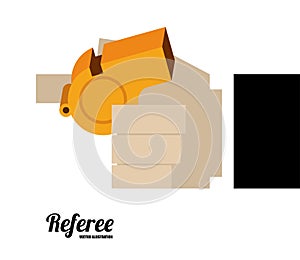 Referee desing vector illustration.