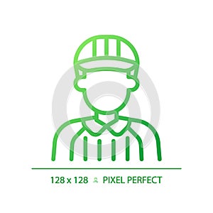 Referee gradient linear vector icon