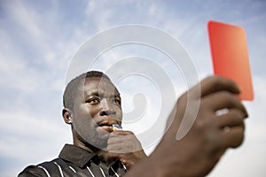 Referee Indicating Dismissal