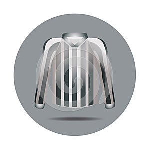 referee jersey. Vector illustration decorative design