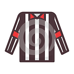 referee shirt. Vector illustration decorative design