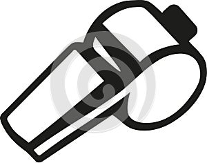 Referee whistle vector