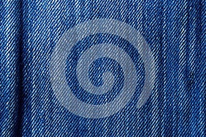 Classic blue denim fabric texture background