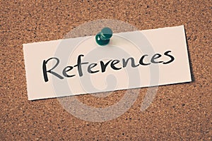 References