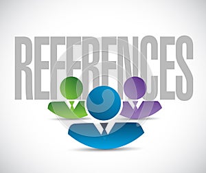 references network sign illustration design