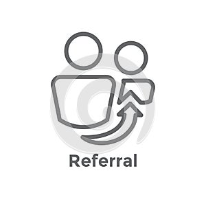 Referral Job Reference Icon with recommendations, performance review, etc ideas